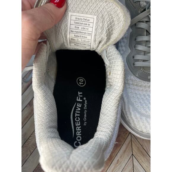 Gravity Defyer XLR8 Knit Low Top Running Sneaker Gray/White Women's Size 10 - Picture 10 of 11